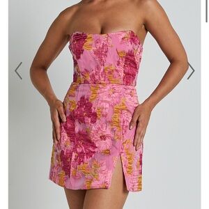 ShowPo Homecoming Dress Pink Floral Basically new worn once